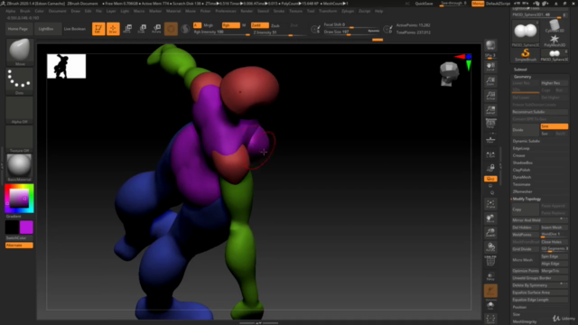Zbrush modelagem 3d de personagem cartoon + pintura + render – Screenshot 1
