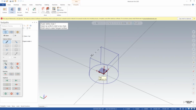 Mastercam CAD CAM and CNC Milling Programming Fundamental – Screenshot 4