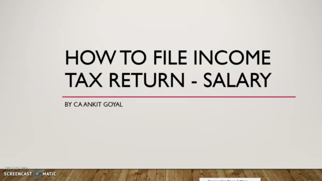 Learn to file Income Tax Return (ITR1) - Salaried Employees - Screenshot_01