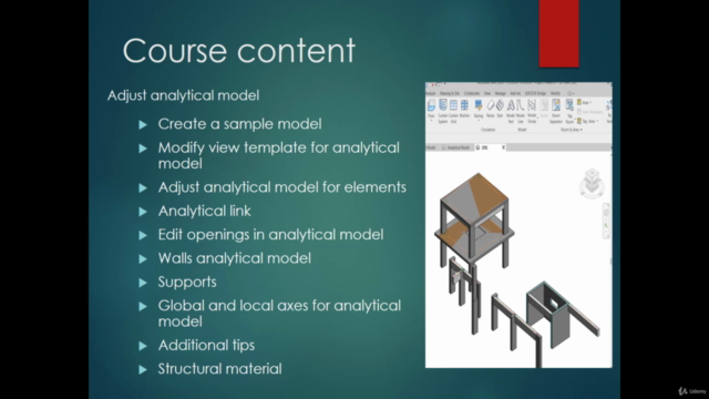 النموذج التحليلى فى الريفيت Revit analytical model secrets – Screenshot 3