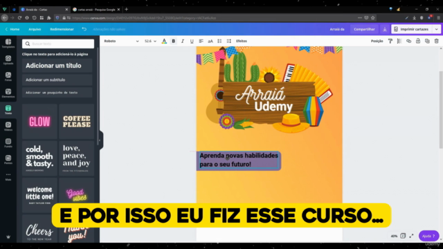 CANVA DOMINADO 2025 - Qualquer mídia social + 25 Projetos – Screenshot 4