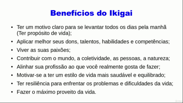 Definindo o seu Ikigai – Screenshot 2