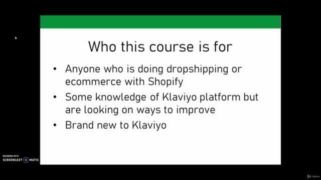 Klaviyo email marketing for dropshipping with Shopify – Screenshot 1