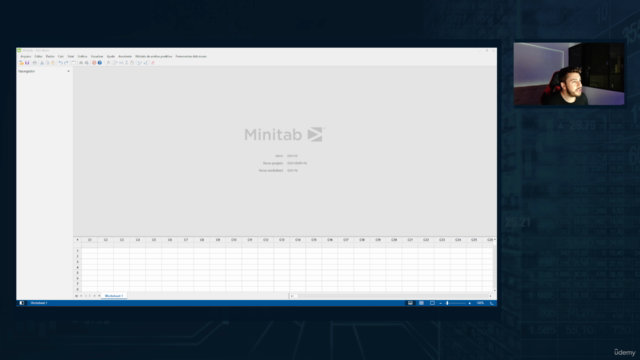 Análise de dados com Minitab do zero na prática 2024 – Screenshot 1
