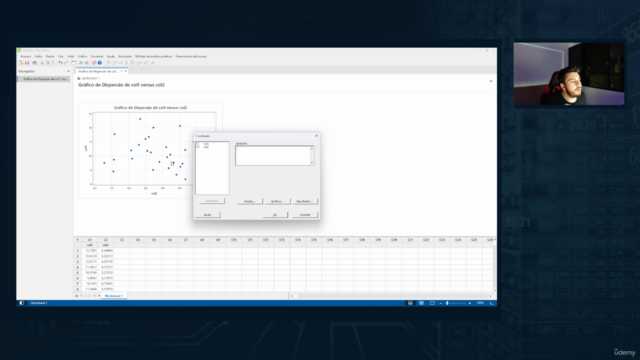 Análise de dados com Minitab do zero na prática 2024 – Screenshot 3