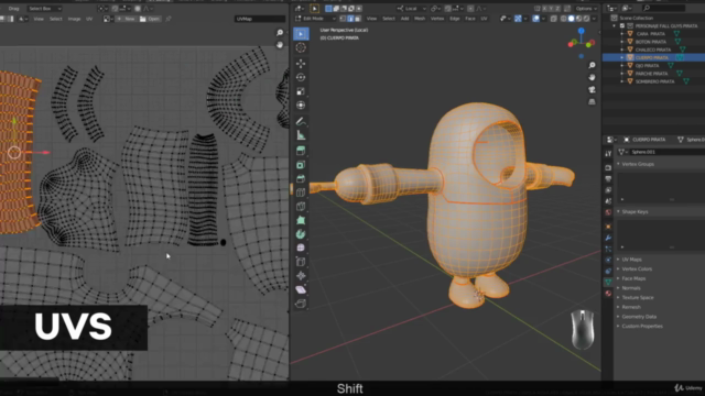 Creación de Personajes estilo FALL GUYS en BLENDER 2.83.5 – Screenshot 2