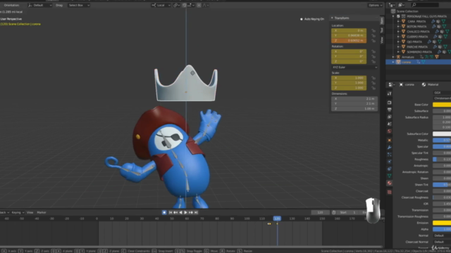Creación de Personajes estilo FALL GUYS en BLENDER 2.83.5 – Screenshot 4
