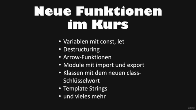 Moderne JavaScript-Funktionen ab ES6 - Screenshot_04