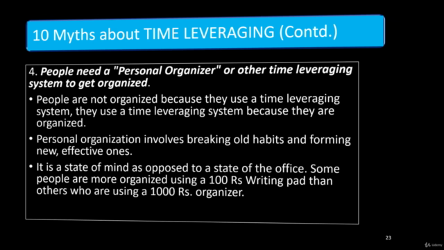 Leverage Time to reach your goals – Screenshot 3