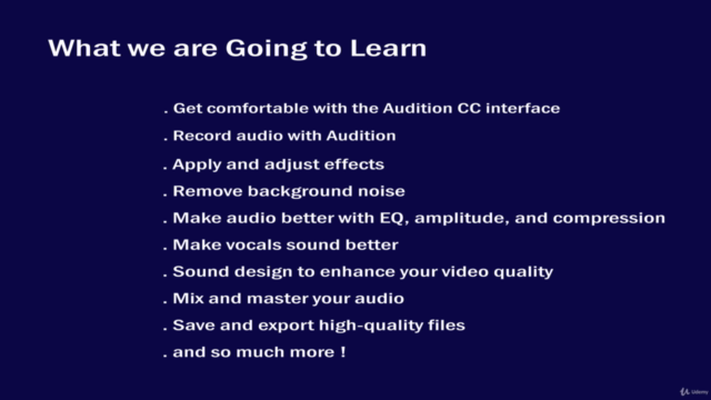 Adobe Audition cc : From beginner to advanced course – Screenshot 3