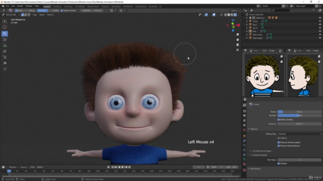 Create an Animated Character in Blender 2.9 – Screenshot 3