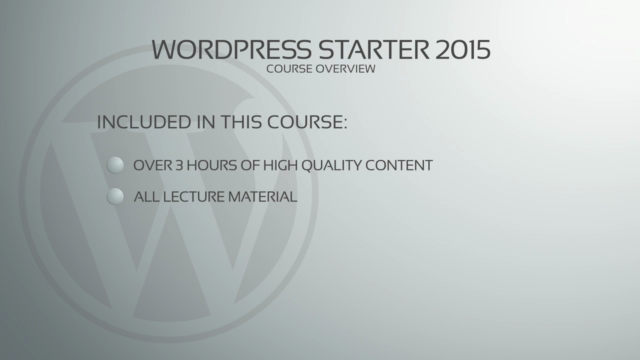 WordPress Starter 2015: Create Your Own WordPress Website – Screenshot 4