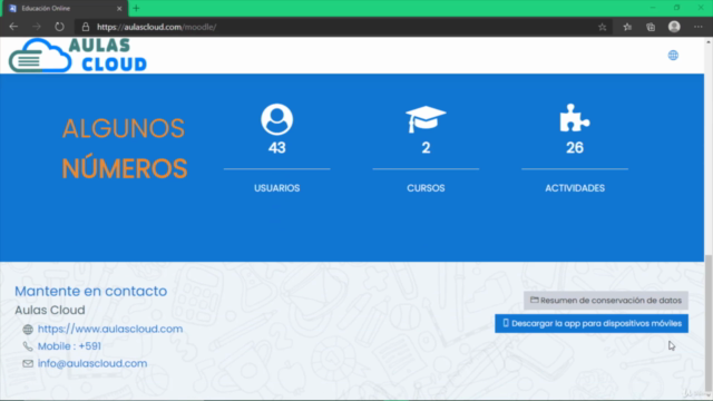 Curso de Moodle 3.9 - 3.10.1+ desde cero – Screenshot 1
