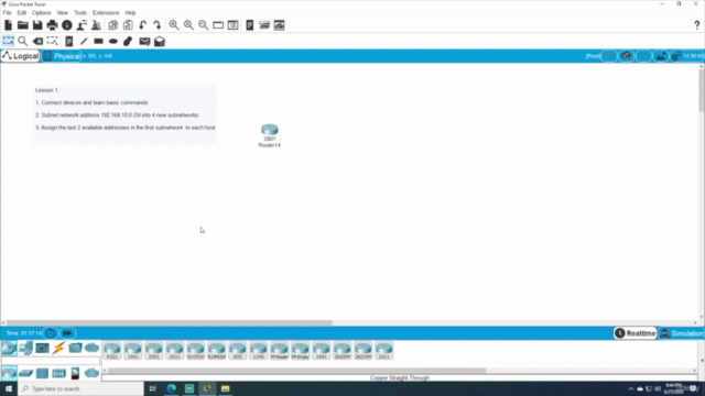CCNA exam skills lab: build a small business network – Screenshot 2