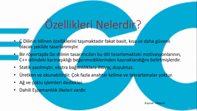 Go Programlama Dili Temelleri – Screenshot 2