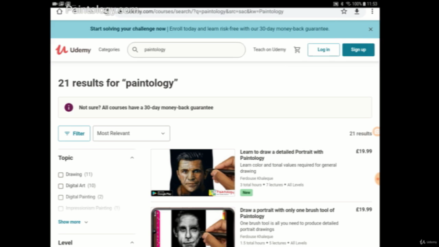 Draw a sunset using the Paintology drawing app – Screenshot 4