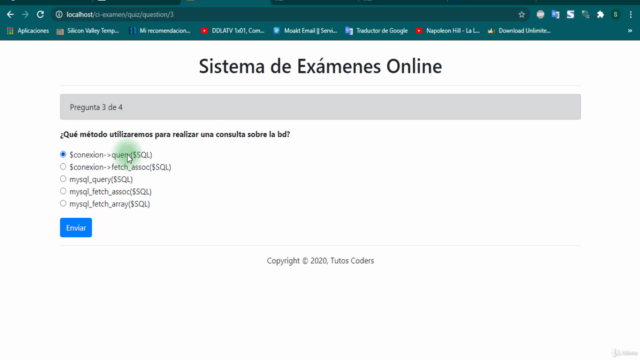 Sistema de Exámenes en linea con Codeigniter 3 y Bootstrap 4 - Screenshot_01