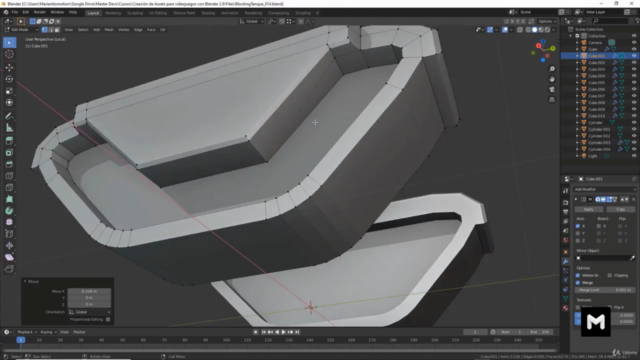 Blender 4.3 Modelado 3D para Videojuegos FLUJO COMPLETO 2025 – Screenshot 2