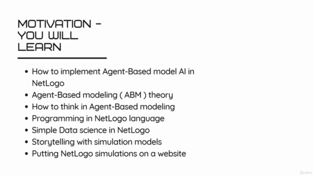2024 Intro to Agent-Based Modeling Simulation AI in NetLogo – Screenshot 2