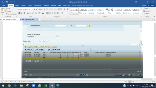 SAP CO:S/4 HANA : Training Discussion - end to end process – Screenshot 3