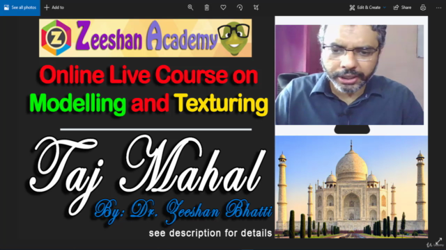 Taj Mahal Architectural Modelling & Texturing in High Res. - Screenshot_02