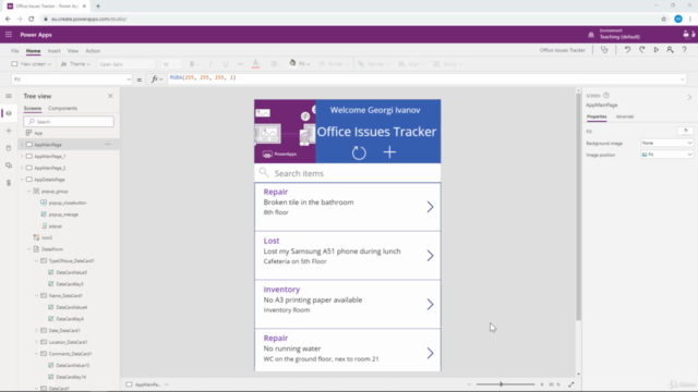 Microsoft PowerApps - Crash Course for Beginners – Screenshot 1