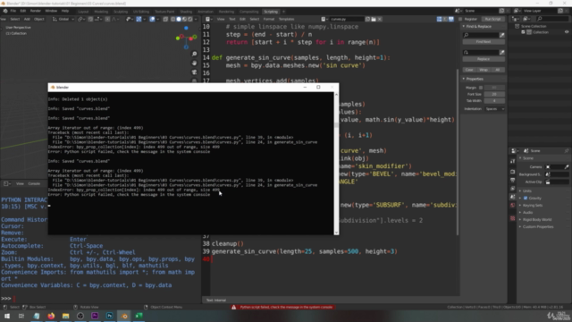 Python Scripting for Blender Introduction – Screenshot 1