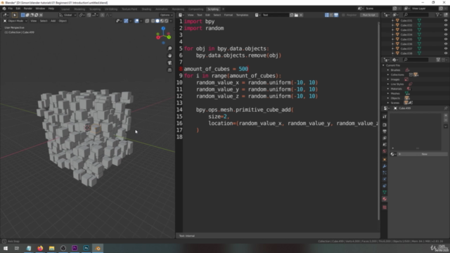 Python Scripting for Blender Introduction – Screenshot 3