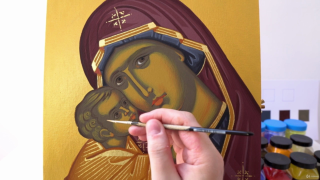 Learn how to paint Byzantine Icons (Part 3) – Screenshot 4