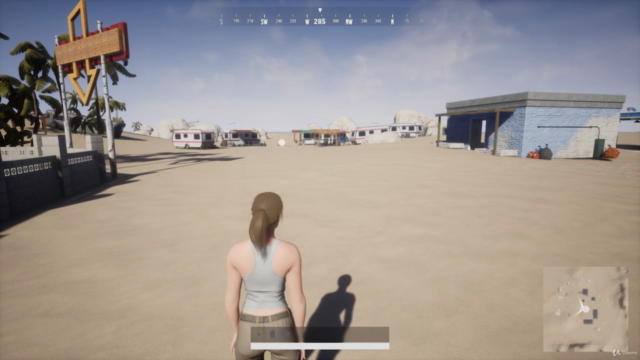 虚幻引擎4游戏开发:使用蓝图制作大逃杀游戏 – Screenshot 1