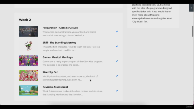 Oly 4 Kids Coaches Course – Screenshot 1