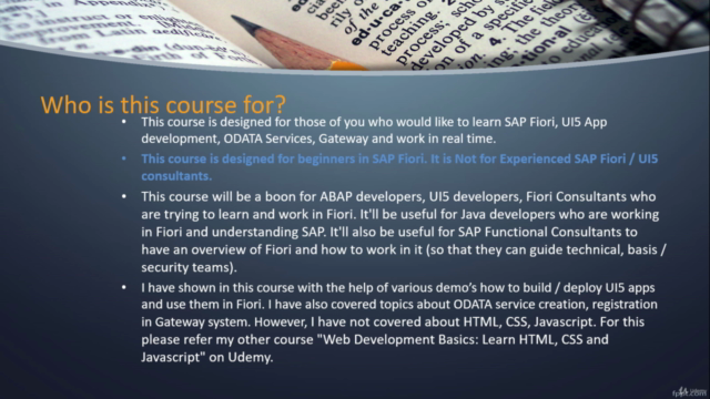 SAP Fiori, UI5, Gateway, ODATA for beginners with Hands-On – Screenshot 2