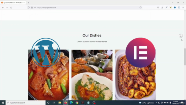 How to Create a Website with WordPress and Elementor in 2022 – Screenshot 1