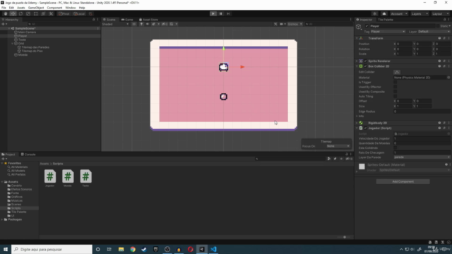 Crie um Jogo 2D na Unity 2020 e C#! (Iniciante) – Screenshot 2
