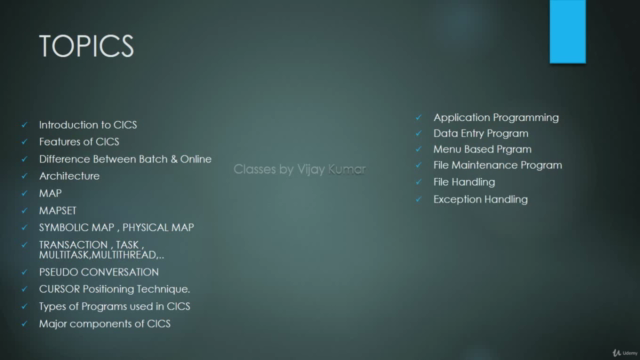 Mastering Mainframe CICS: From Beginner to Expert – Screenshot 3