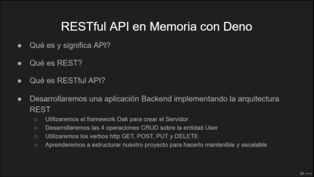 RESTful API en Memoria con Deno y el Framework Oak – Screenshot 1