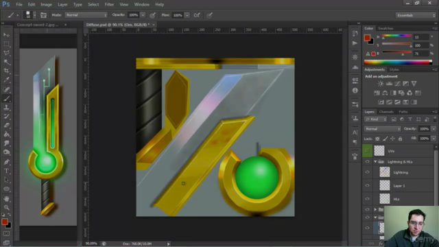 Creación de Modelos 3D Pintados a Mano para Videojuegos – Screenshot 1