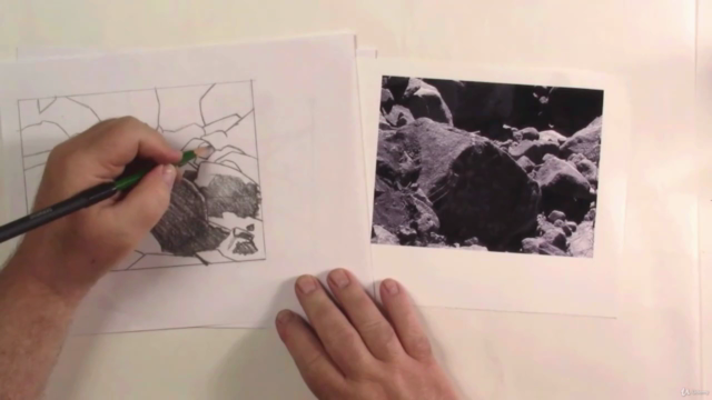 How to Draw Rocks in Graphite – Screenshot 2