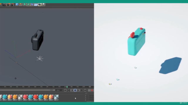 Complete course of making 3D motion graphics in Cinema4D – Screenshot 3