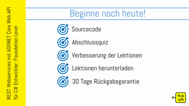 REST C# Webservices mit ASP.NET Core Web API (.NET 5/.NET 6) – Screenshot 4