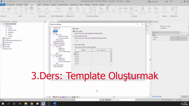 Autodesk Revit Elektrik Proje Tasarımı – Screenshot 1