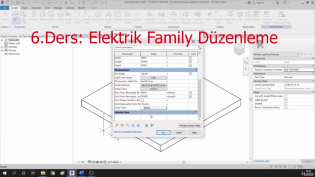 Autodesk Revit Elektrik Proje Tasarımı – Screenshot 2