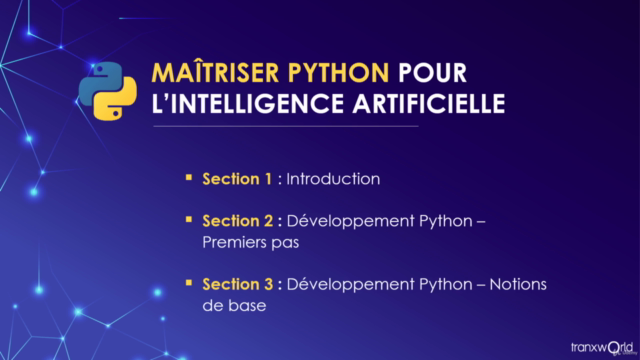 Maîtriser Python pour la Data Science (IA) – Screenshot 2