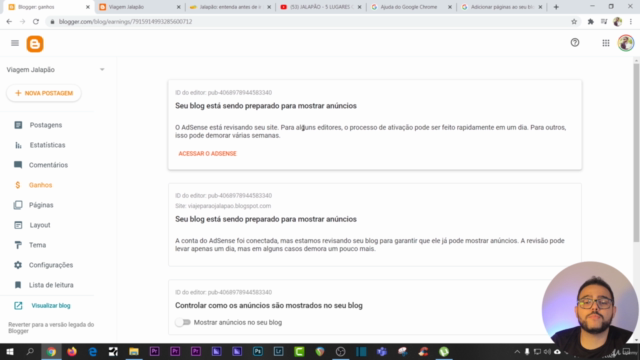BLOG: Ganhe dinheiro com o Google Blogger – Screenshot 2