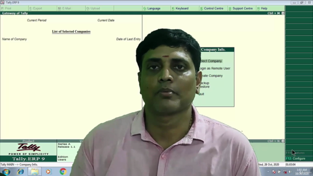 முழுமையான டேலி ஈஆர்பி ஜிஎஸ்டி உடன் தமிழ் வழியில் – Screenshot 1
