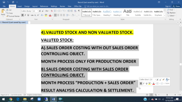 SAP S4 CO -Full fledged Costing Techniques – Screenshot 2
