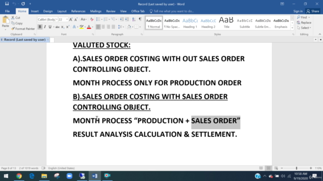 SAP S4 CO -Full fledged Costing Techniques – Screenshot 3