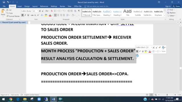 SAP S4 CO -Full fledged Costing Techniques – Screenshot 4