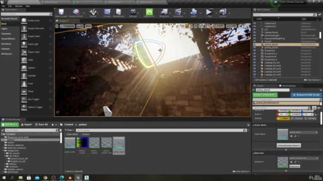 Unreal Engine Game Environment design MasterClass – Screenshot 4
