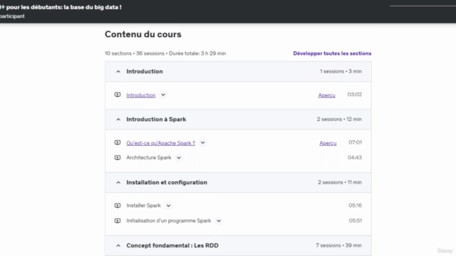 Apache Spark 3+ pour les débutants: la base du big data ! – Screenshot 2